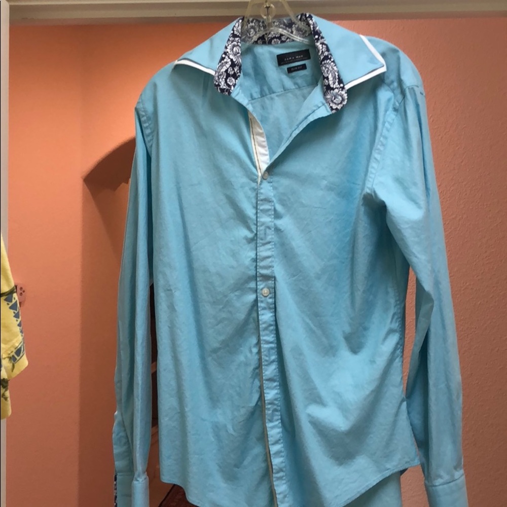 Slim fit button up